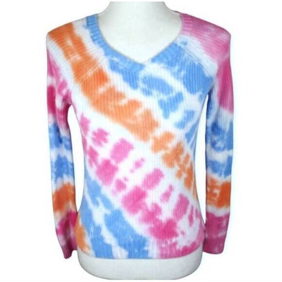 EPIC THREADS RAINBOW TIE DYE GIRLS SWEATER SZ.M NWT. - Picture 2 of 9